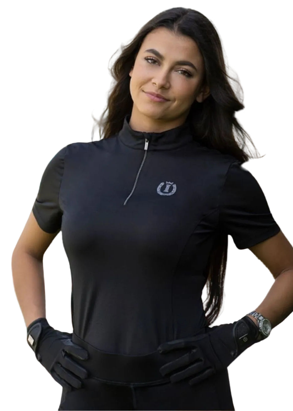 Imperial Riding "Women's Riding Shirt IRHSpeedy Black