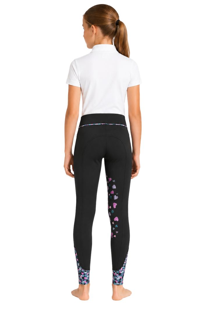 Imperial Riding Reitleggings IRHTibby KnieGrip Schwarz
