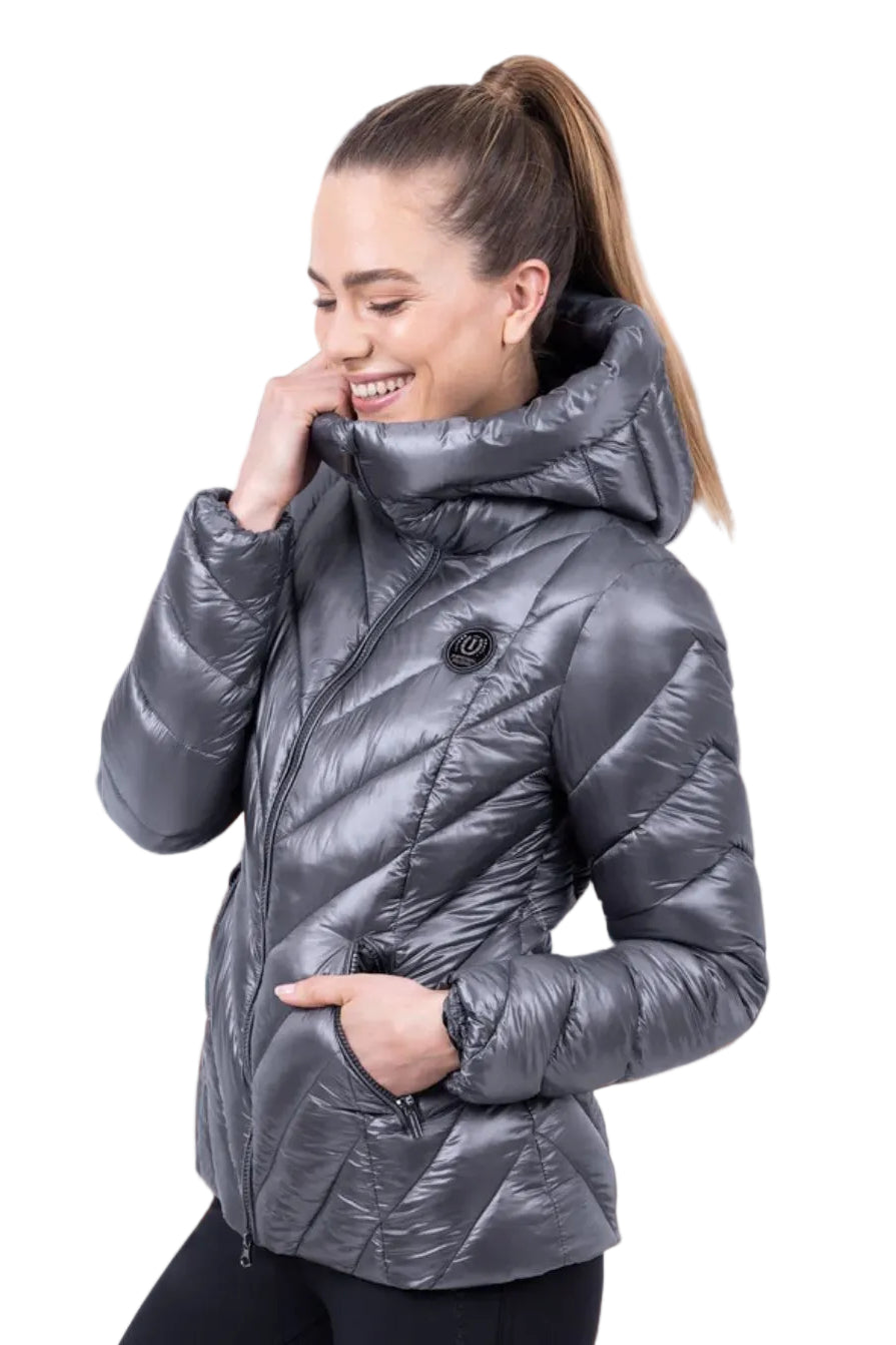 Imperial Riding "Women's Puffer Jacket IRHCosmic Rider Pearl Grey