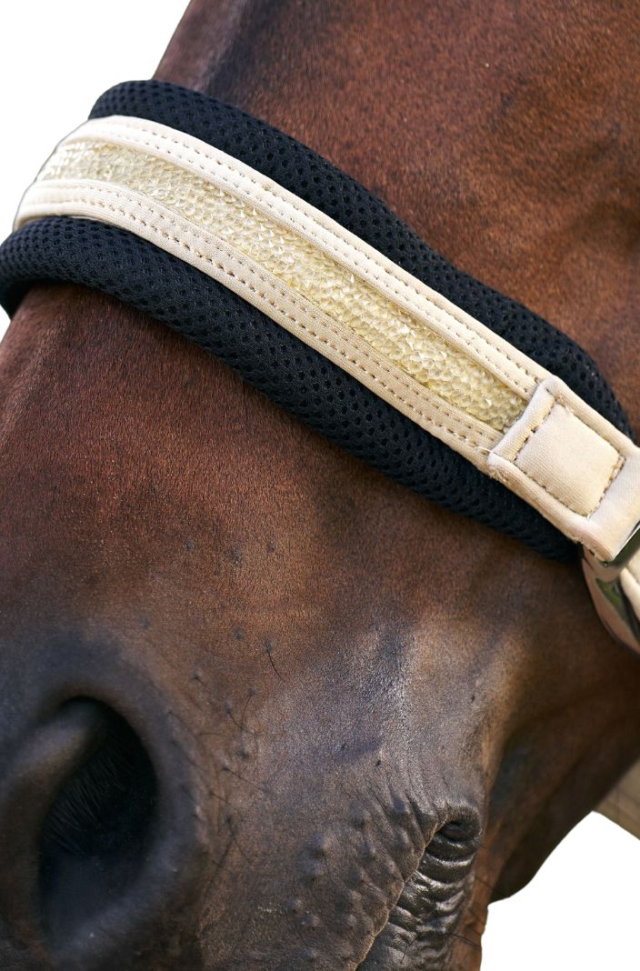 Imperial Riding Headcollar IRHJewel Mesh Light Olive