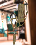 IMPERIAL RIDING »Headcollar with Fly Fringe & Lead Rope Olive Green