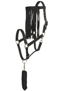 IMPERIAL RIDING »Headcollar with Fly Fringe & Lead Rope Black