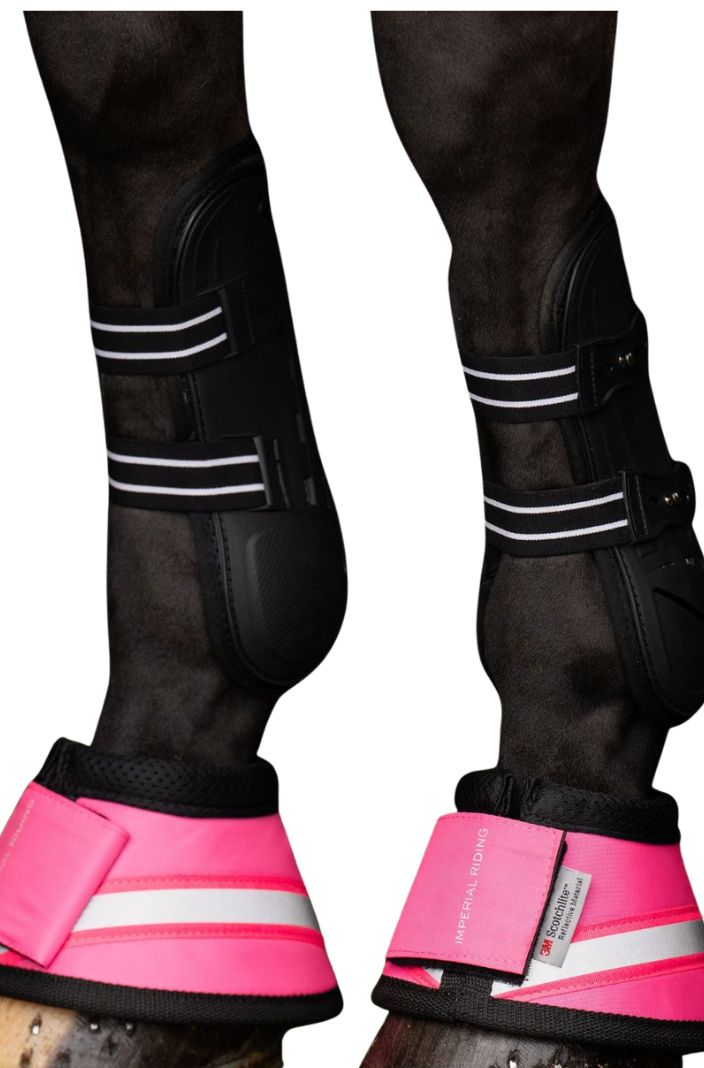 Imperial Riding Reflex Hufglocken IRHReflective Pink