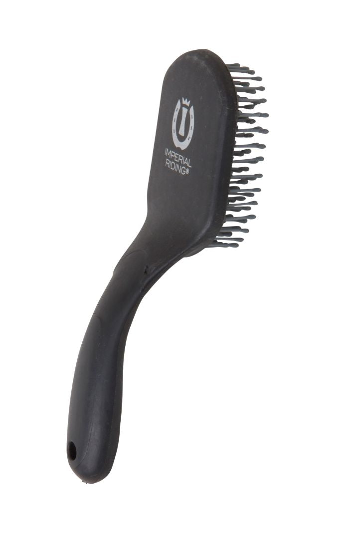 imperial-riding-pferde-maehnenbuerste-irhboomerang-black