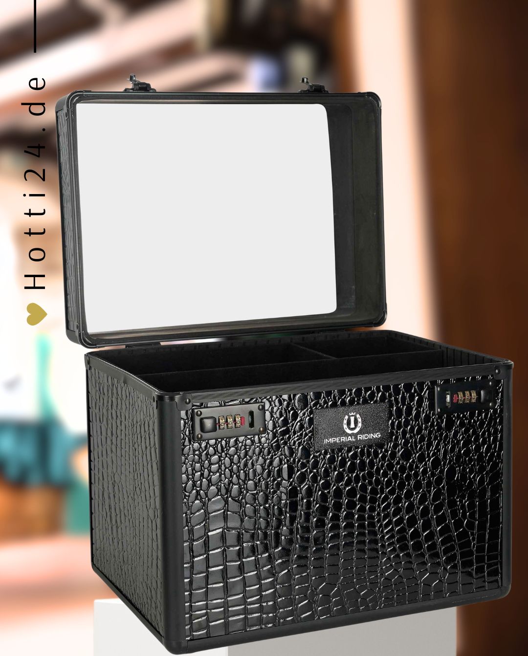 IMPERIAL RIDING »Putzkoffer IRHShiny Black Croco