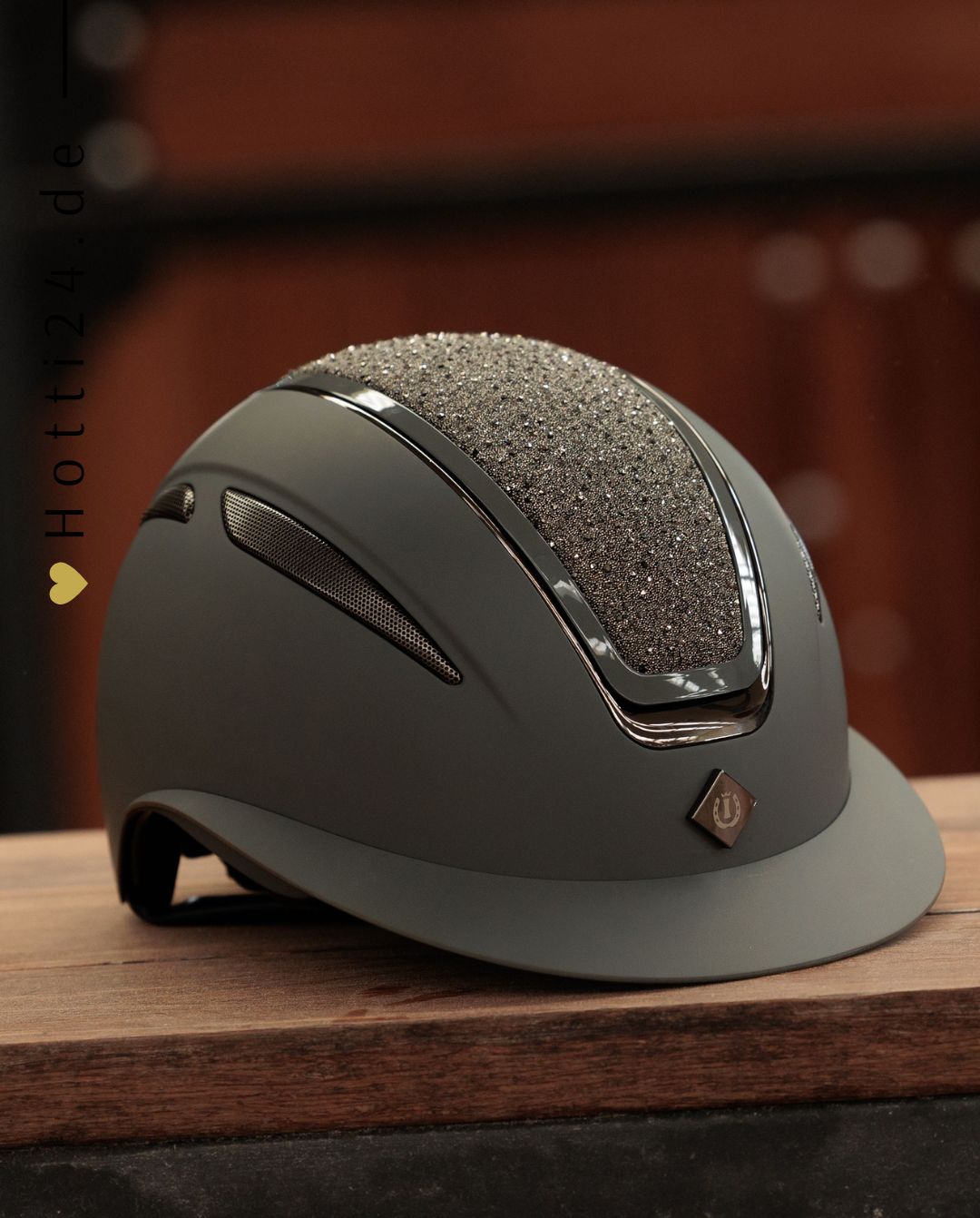 IMPERIAL RIDING »Reithelm IRHOlania Deluxe Big Visor Grey