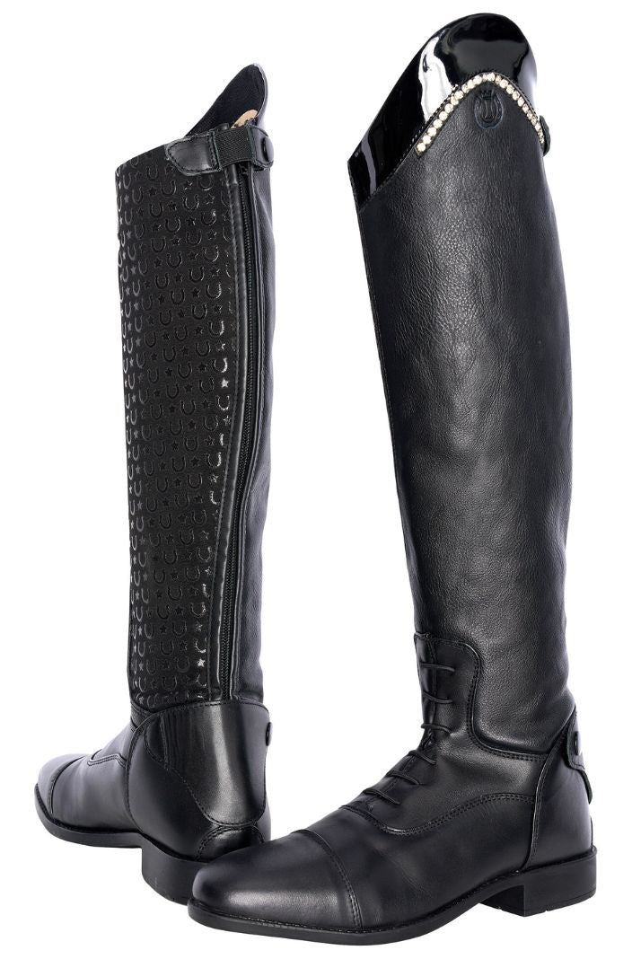 imperial riding damen & Kinder reitstiefel irhwalker black