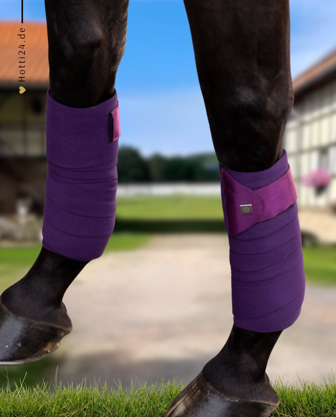 IMPERIAL RIDING »Wickelbandagen IRHLovely 4er Set Black Berry