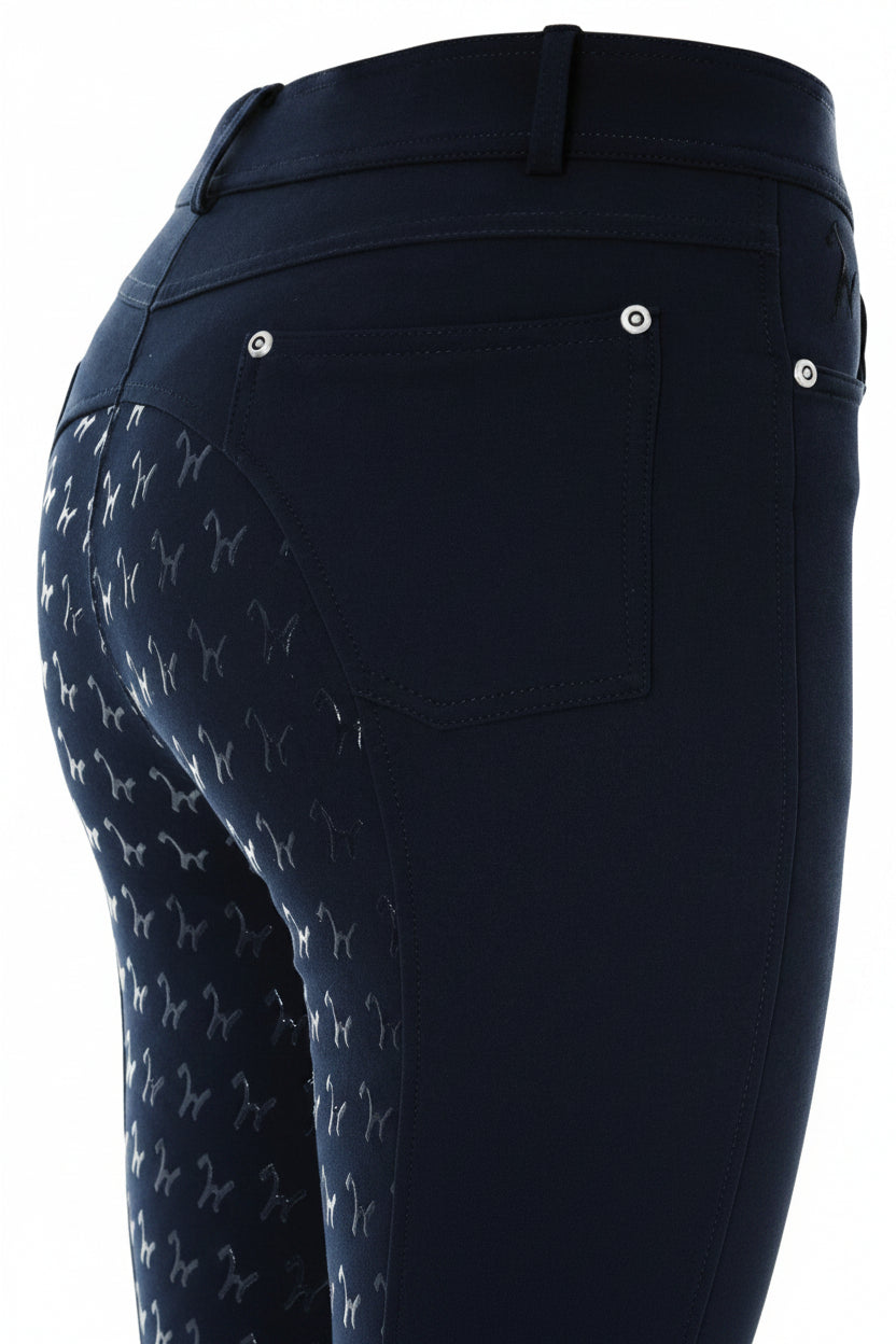 Isabell Werth Reithose FullGrip Navy