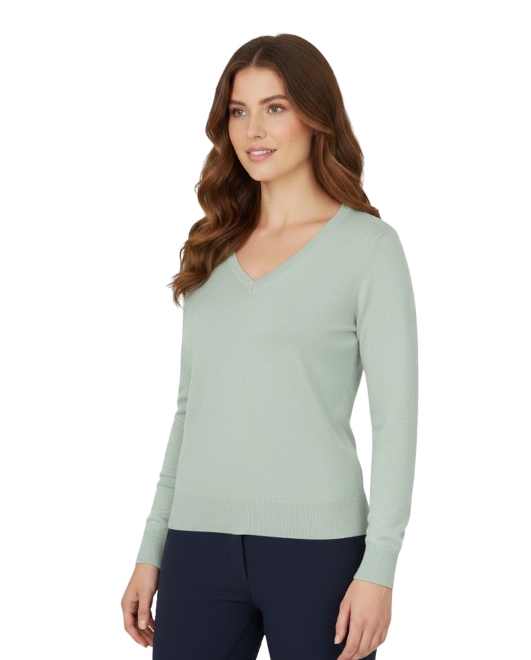 Isabell Werth »Pullover V-Ausschnitt Frosty Green