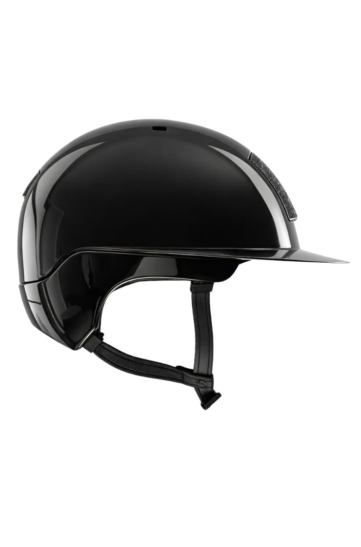 Kask Reithelm Kooki Lady Black Shine Swarovski