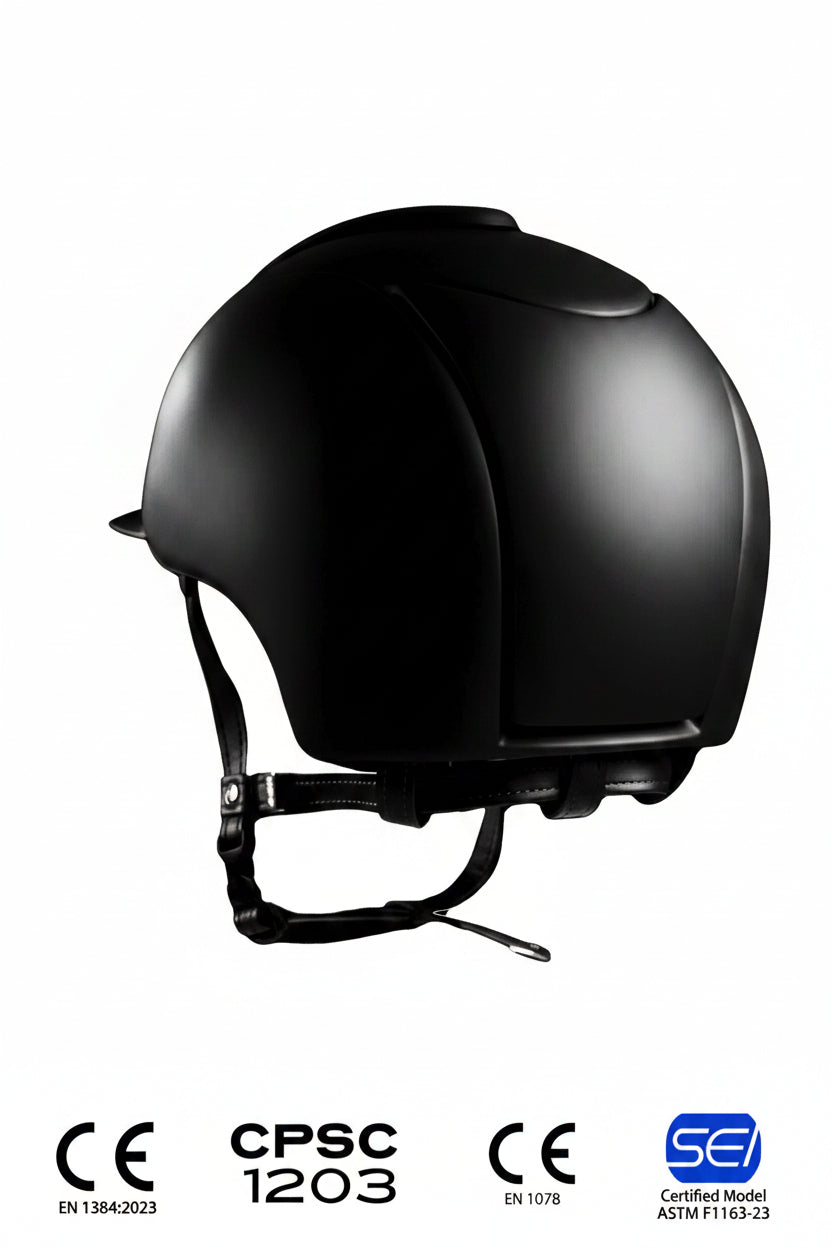 KEP Italia »Reithelm Cromo Textile Black Matt Gr. M incl. Inlay