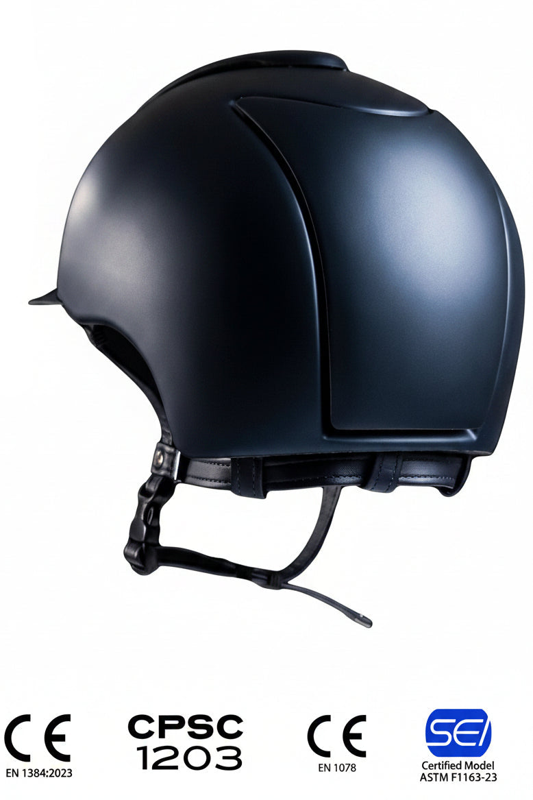 KEP Italia Riding Helmet Cromo Blue Matte Size M incl. Inlay
