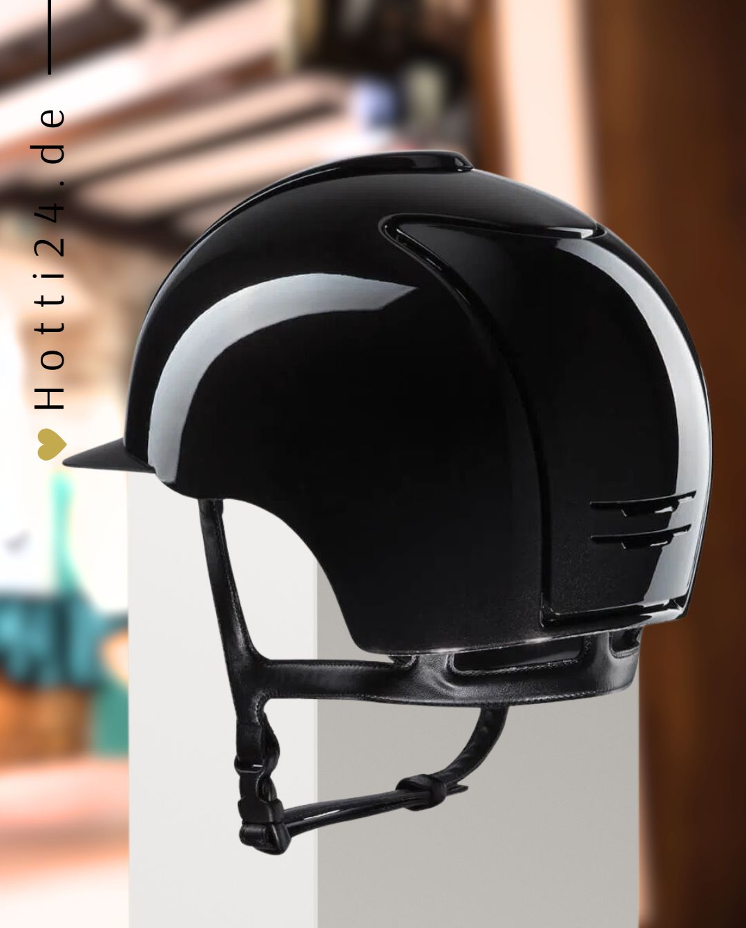 KEP Italia »Reithelm Cromo 2.0 Black Shine Gr. M
