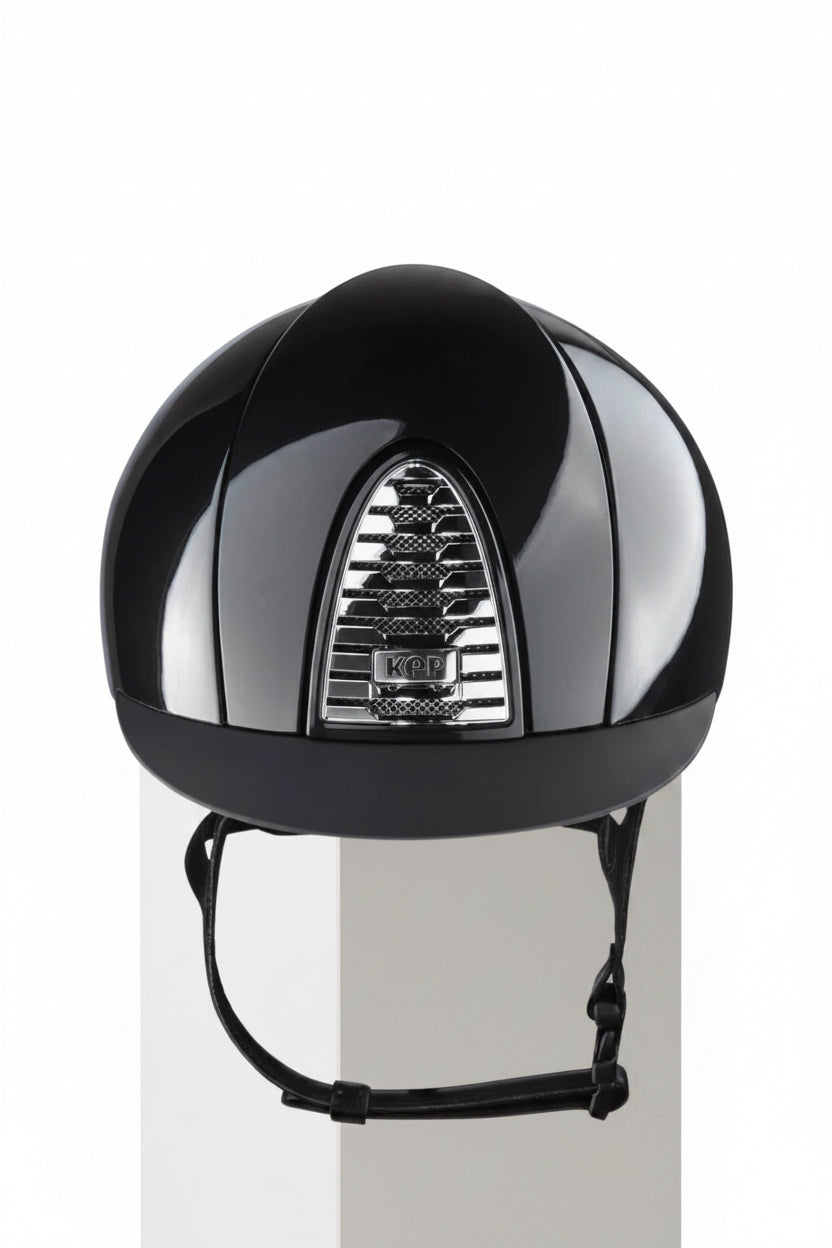 KEP Italia »Reithelm Cromo 2.0 Black Shine Gr. M incl. Inlay