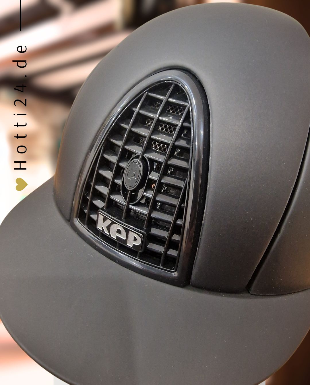 KEP Italia »Reithelm Cromo Black Matt Gr. L = 59 - 62 cm