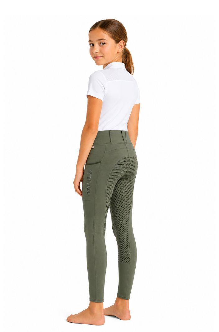 HV Polo Reitleggings HVPLuci FullGrip Olive