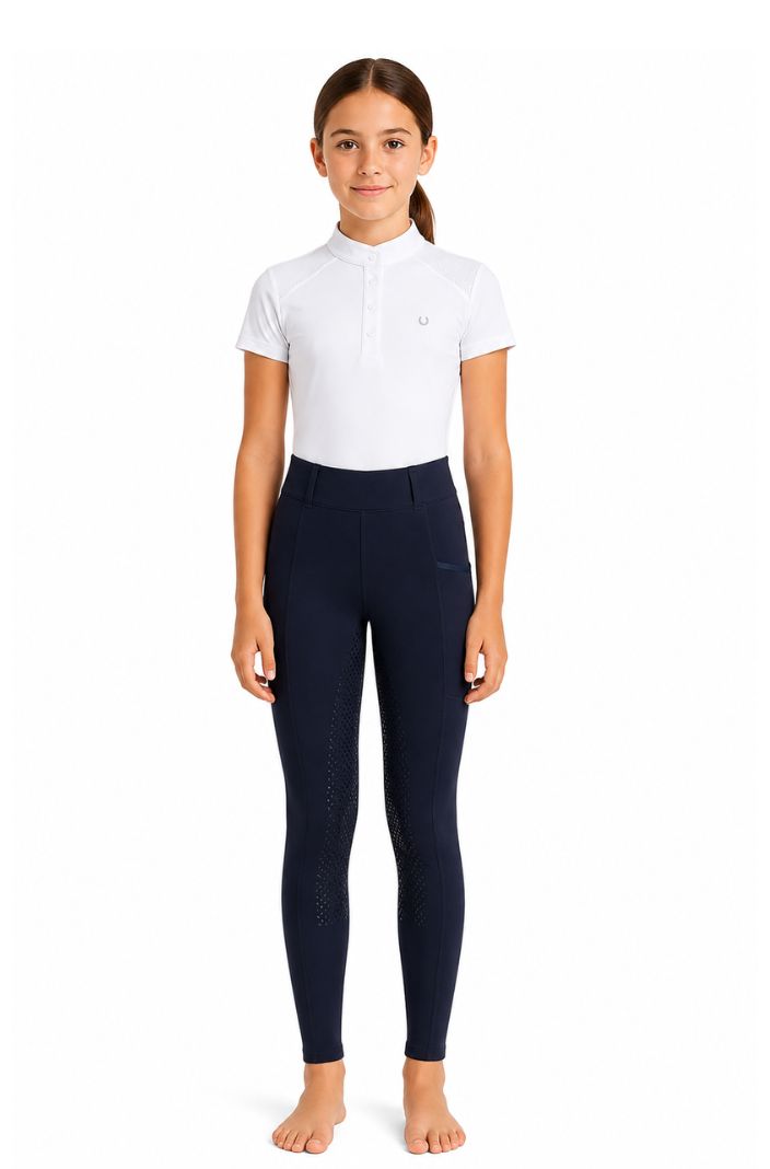 HV Polo Reitleggings HVPLuci FullGrip Navy