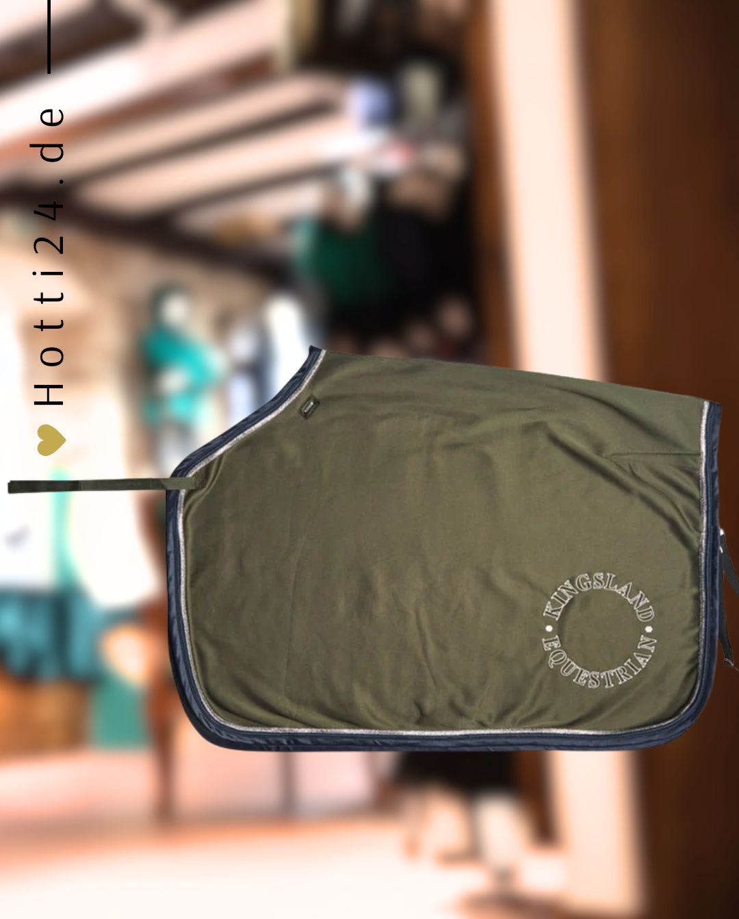 KINGSLAND »Ausreitdecke KLSimone Green Black Ink