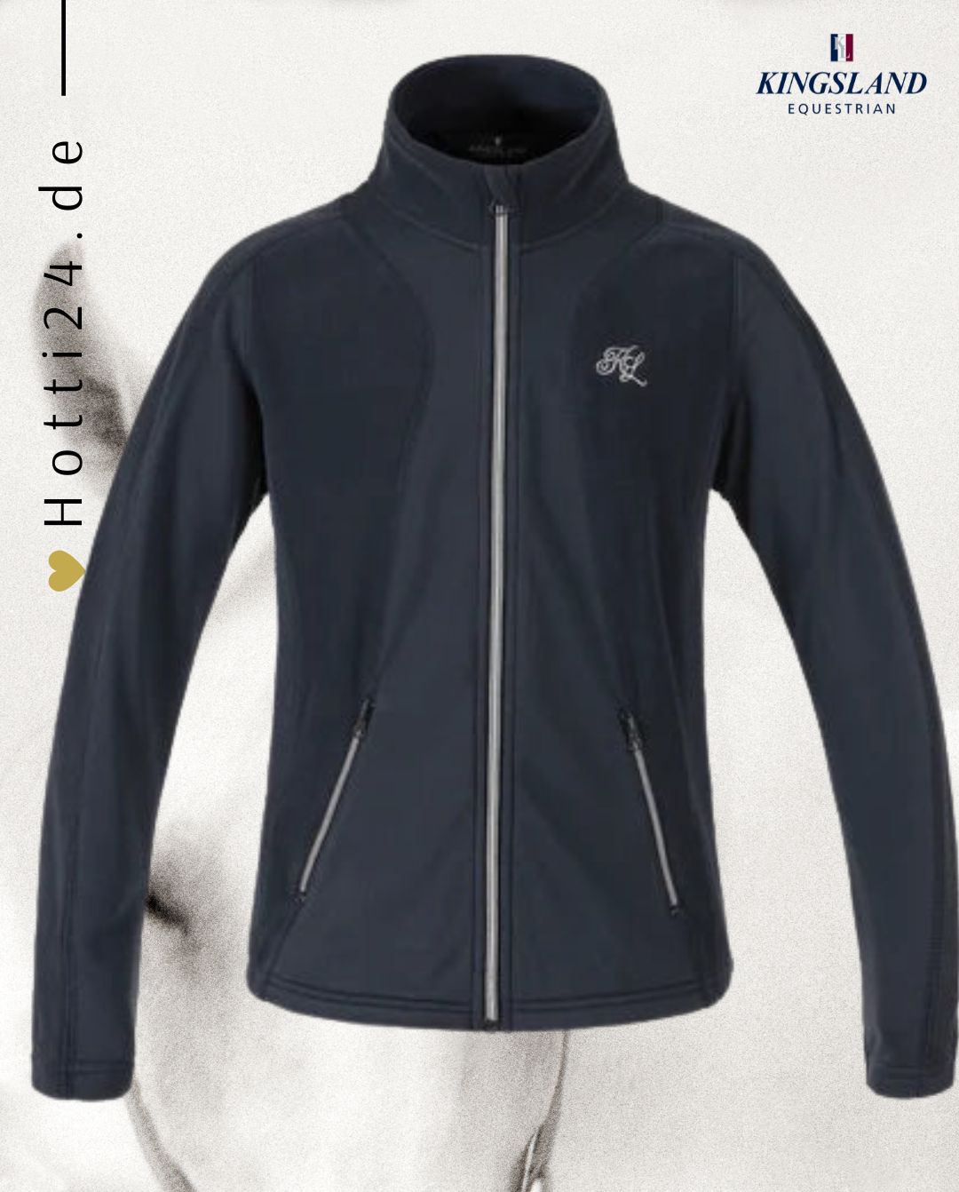 Kingsland »Damen Fleecejacke KLelissa Blau, ist aus einem neuen technischen Microfleece-Material gefertigt. Das weiche, strukturierte Fleece-Material verleiht der Jacke eine eng anliegende Passform, wodurch sie perfekt für das Reittraining ist. Artikelnummer 2330183216-6020 erhältlich bei www.Hotti24.de