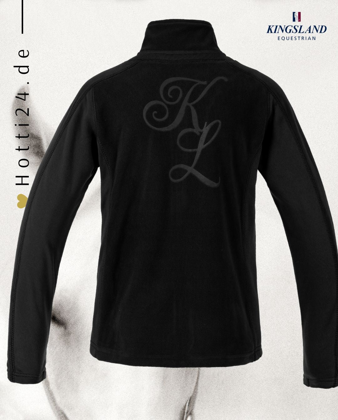Kingsland »Damen Fleecejacke KLelissa Schwarz, ist aus einem neuen technischen Microfleece-Material gefertigt. Das weiche, strukturierte Fleece-Material verleiht der Jacke eine eng anliegende Passform, wodurch sie perfekt für das Reittraining ist. Artikelnummer 2330183216-6090 erhältlich bei www.Hotti24.de