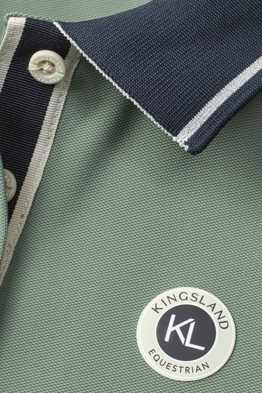 Kingsland Women's Polo Shirt KLLaura Green Agave