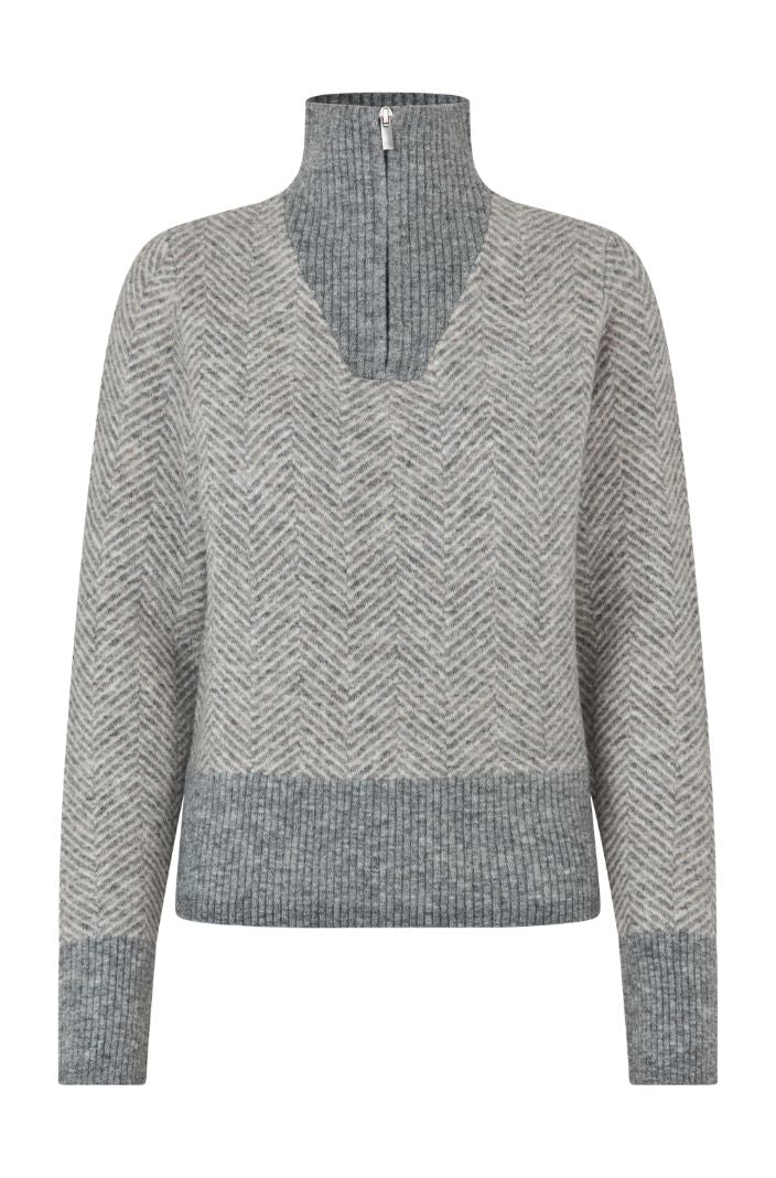 Kingsland Pullover KLAudrey Light Grey Melange