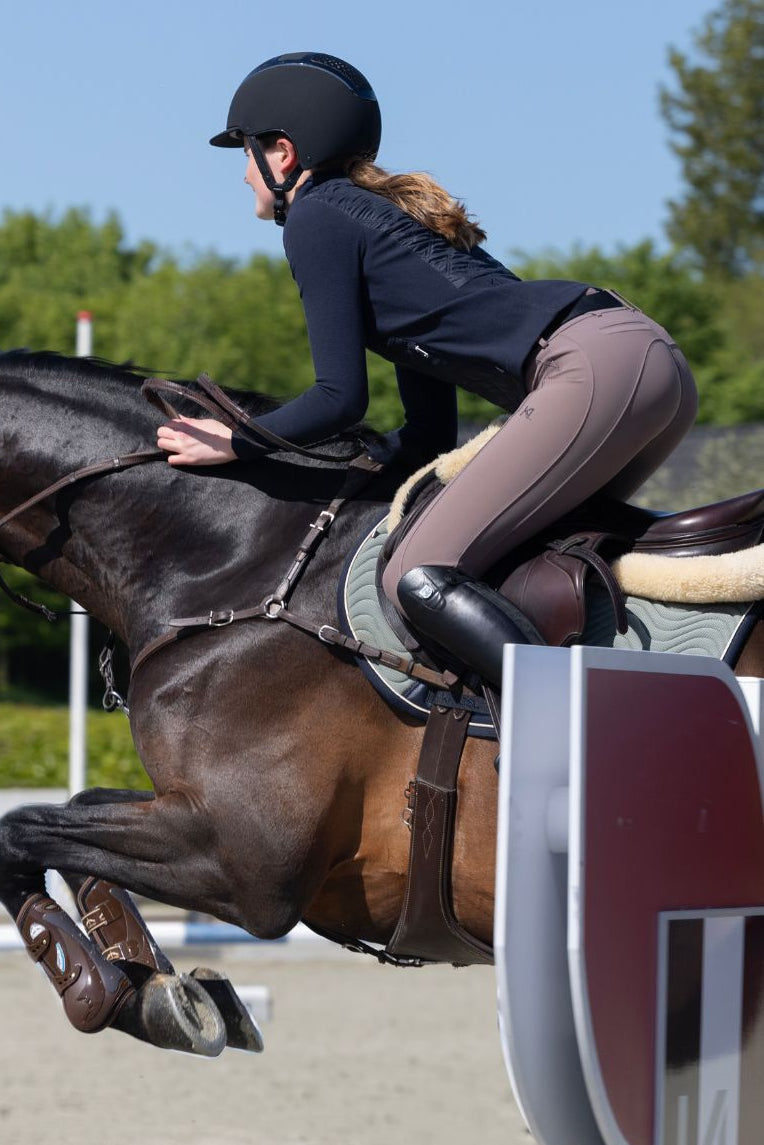 Kingsland "Women's Breeches KLKira KneeGrip H-Shape Brown Iron