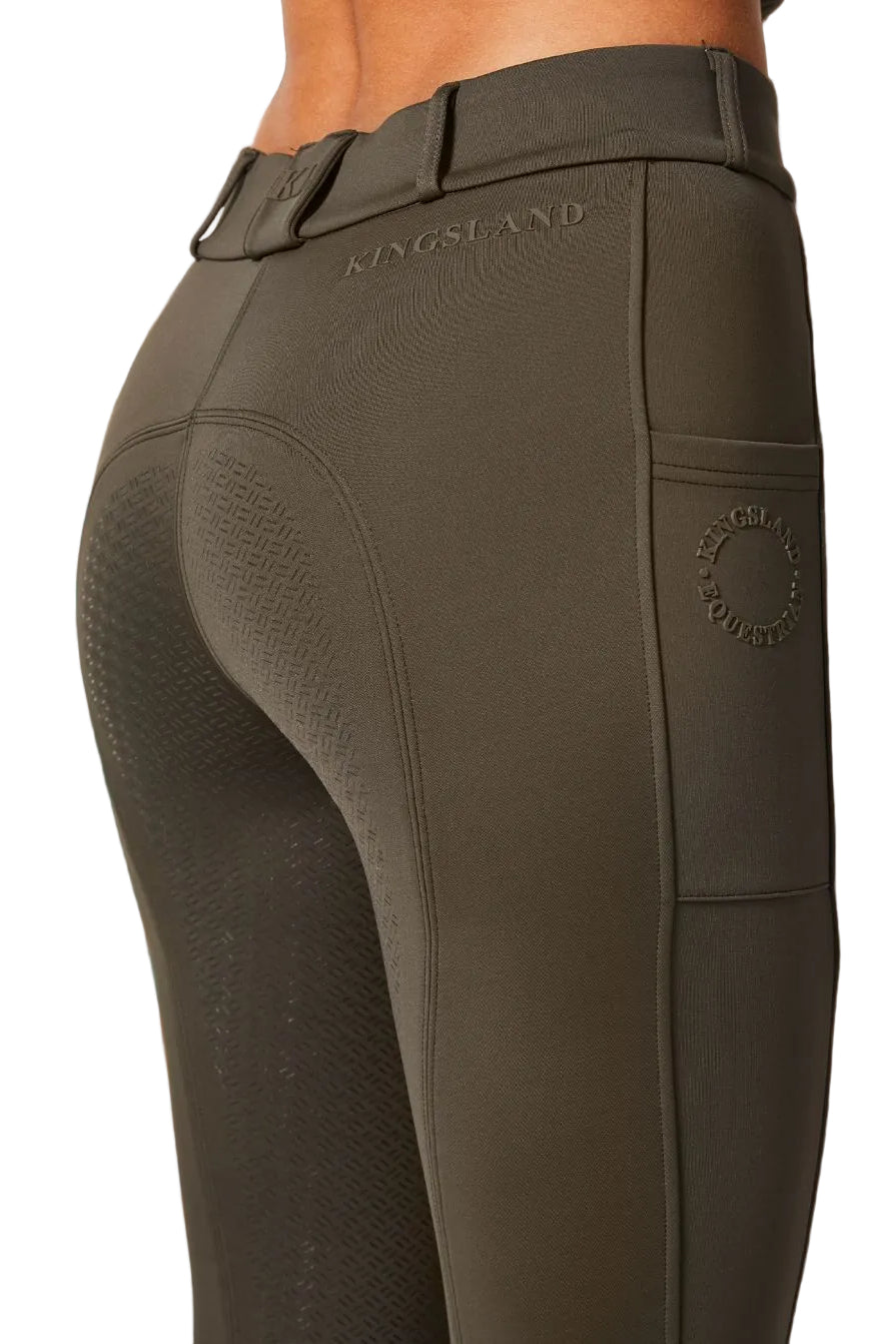 Kingsland »Women's Breeches KLKornelia FullGrip Green Black Ink