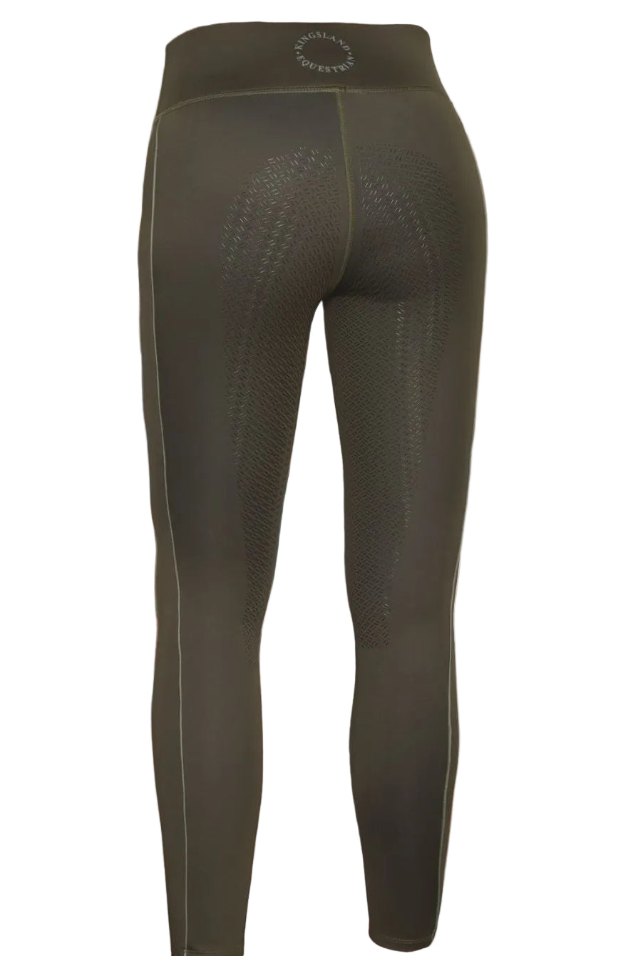 Kingsland Reitleggings KLKattie FullGrip Green Black Ink