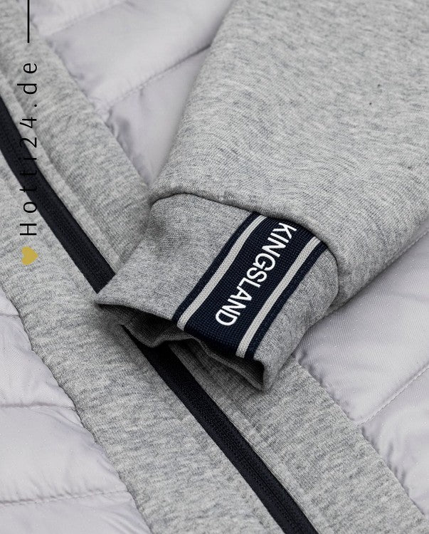 Kingsland »Damen Sweatjacke Ginny Grau, isolierte KLGinny Damen Sweatjacke vereint innovative Funktionalität mit einem sportlich-eleganten Look. Die Kapuze und die leicht gepolsterten Einsätze an der Vorderseite aus Webstoff halten die Trägerin schön warm Artikelnummer 2400153466-6950 erhältlich bei www.Hotti24.de