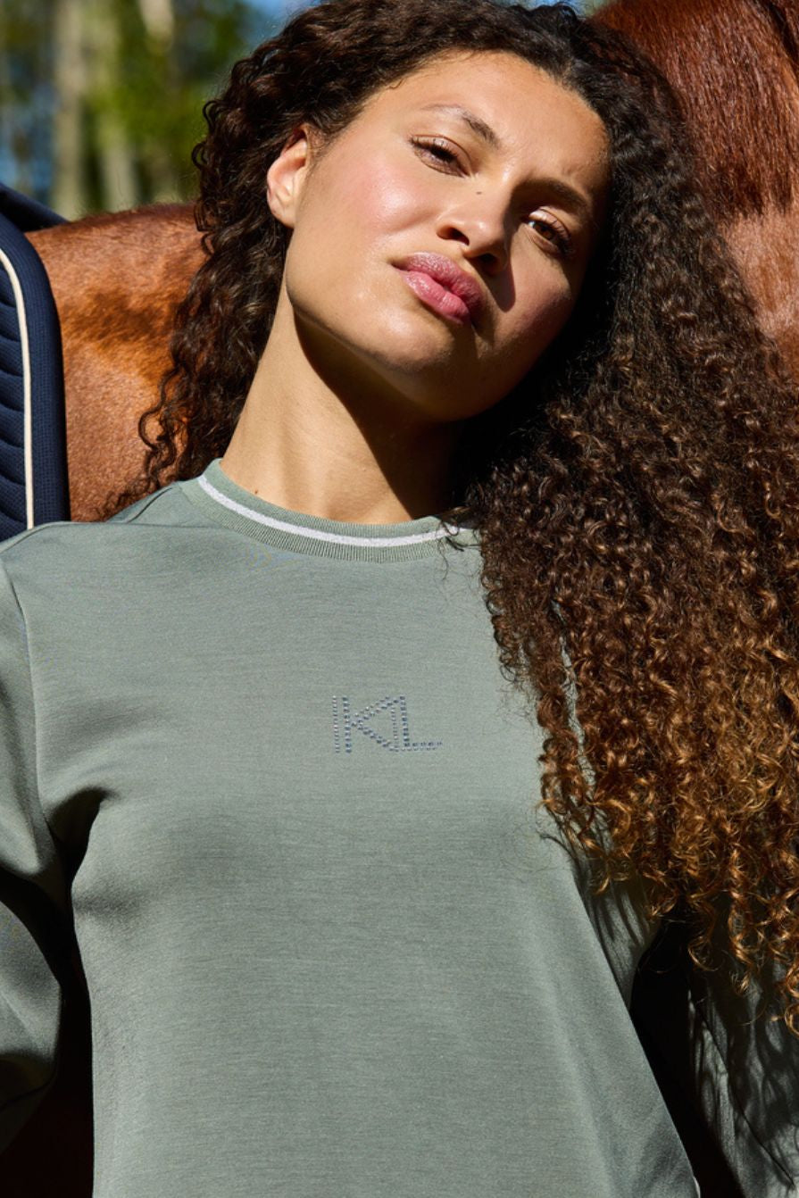 Kingsland Women's Sweatshirt KLLilian Green Agave