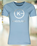 Kingsland »Damen T-Shirt KLHelena Blau, Blue Faded Deni, bietet den ganzen Tag über außergewöhnlichen Tragekomfort. Es ist aus superweichem, gepeachtem Material gefertigt Artikelnummer 2410203524-6212 erhältlich bei www.Hotti24.de