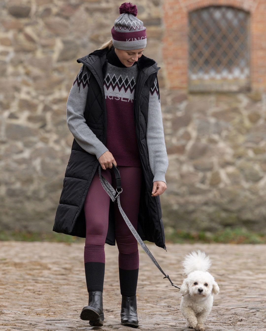 KINGSLAND »Hundehalsband & Leine Set KLMacey Grey