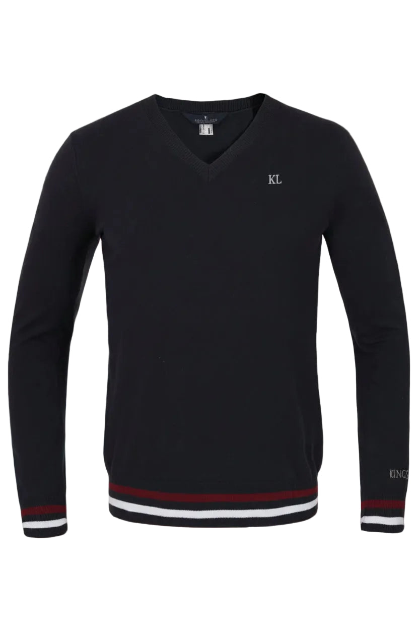 Kingsland Pullover Classic V-Neck Navy