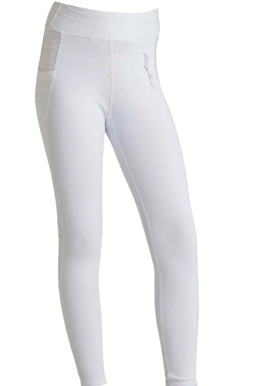 Kingsland Kinder Reitleggings KLKemmie FullGrip White