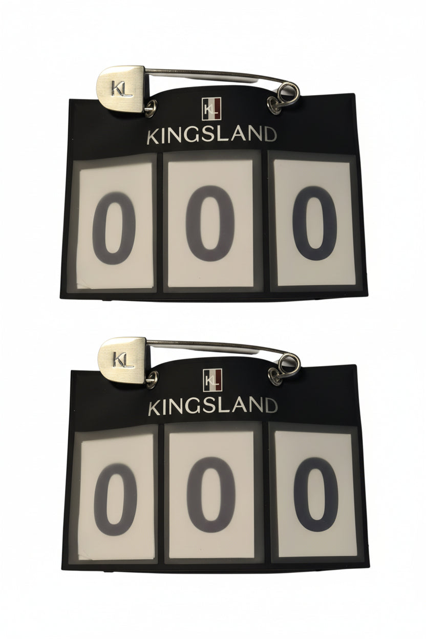 Kingsland Start Numbers Classic 3-digit / Set of 2 Navy