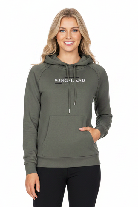 Kingsland Hoodie KLBrighton Green Castor
