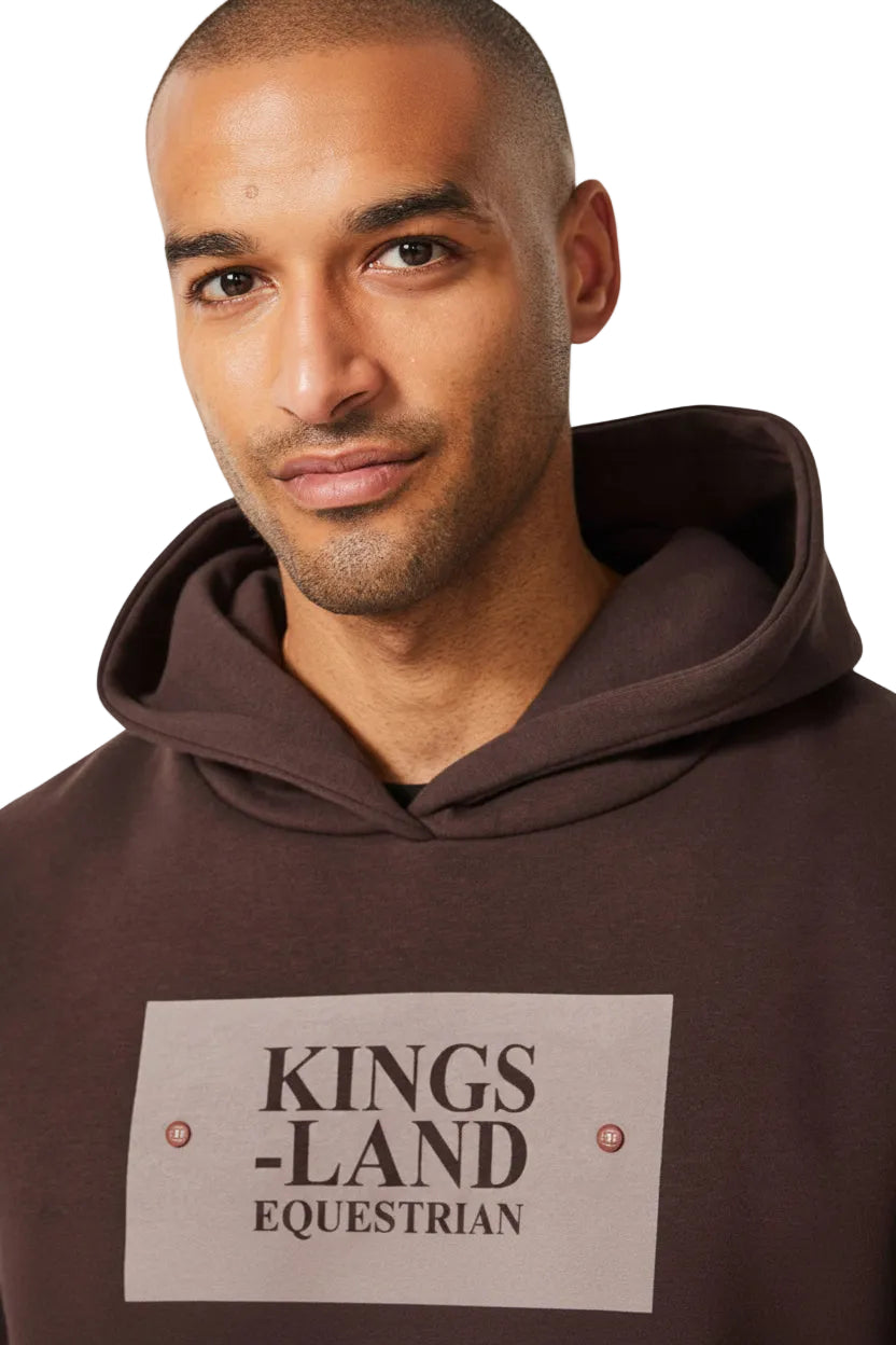Kingsland »Unisex Hoodie Sebastian Braun, aus weichem, gestricktem Stoff mit gebürsteter Innenseite verfügt über eine Kapuze und eine Vordertasche mit automatisch verschließbarem Reißverschluss Artikelnummer 2230192620-6578 erhältlich bei www.Hotti24.de