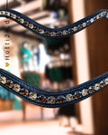 Otto Schumacher »Stirnriemen Swarovski 8mm Silber Smoked Topaz