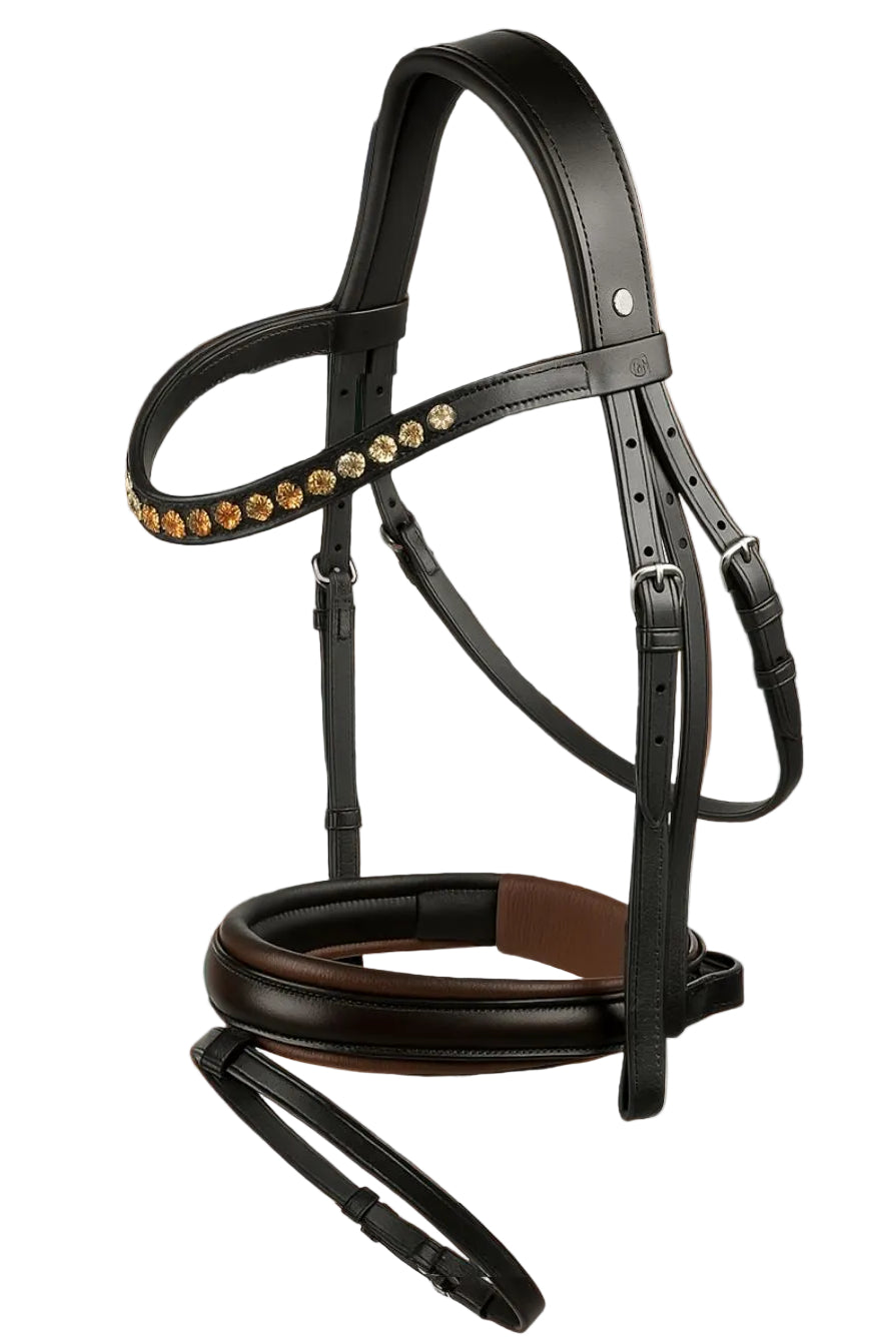 Otto Schumacher "Bridle Comfort XS incl. Reins Black Shading