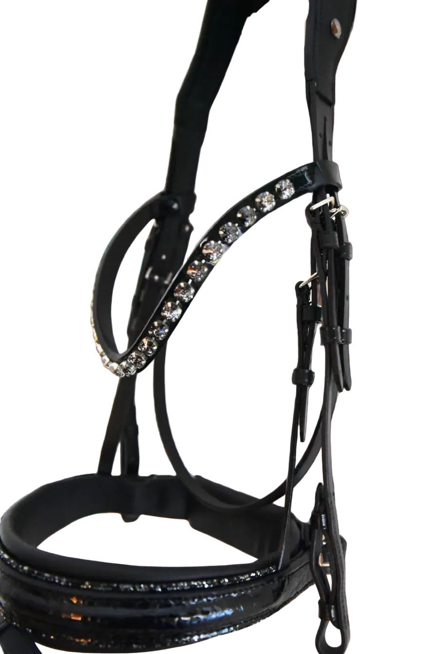 Otto Schumacher »Trense Tokyo incl. Zügel Croco Lack Black