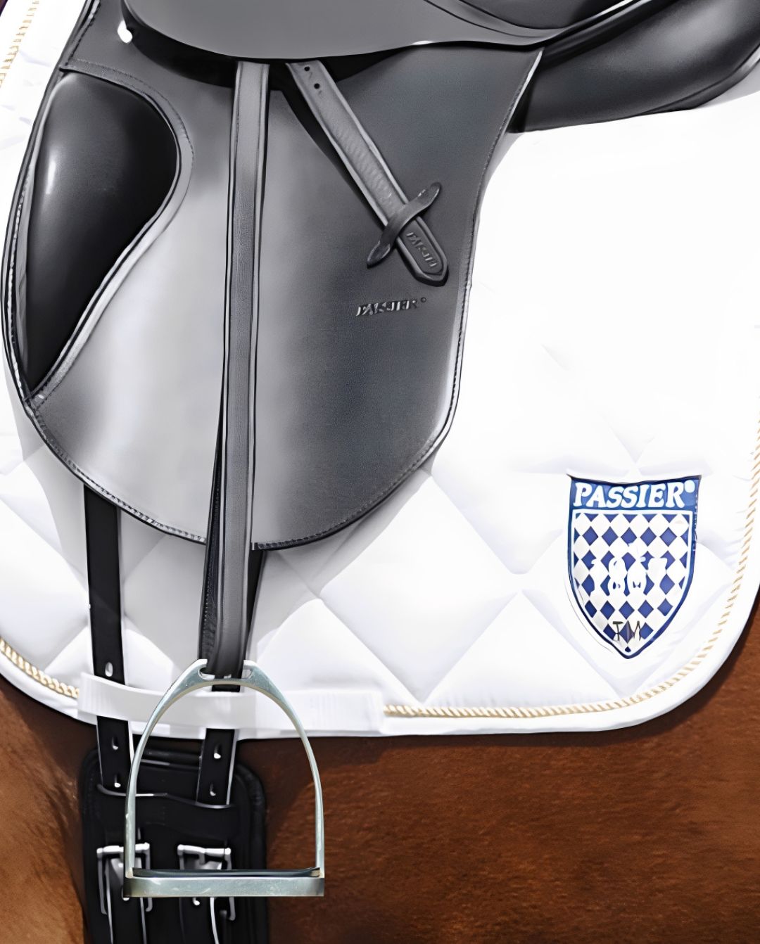 Passier »Steigbügelriemen Velvet Touch Leder Black