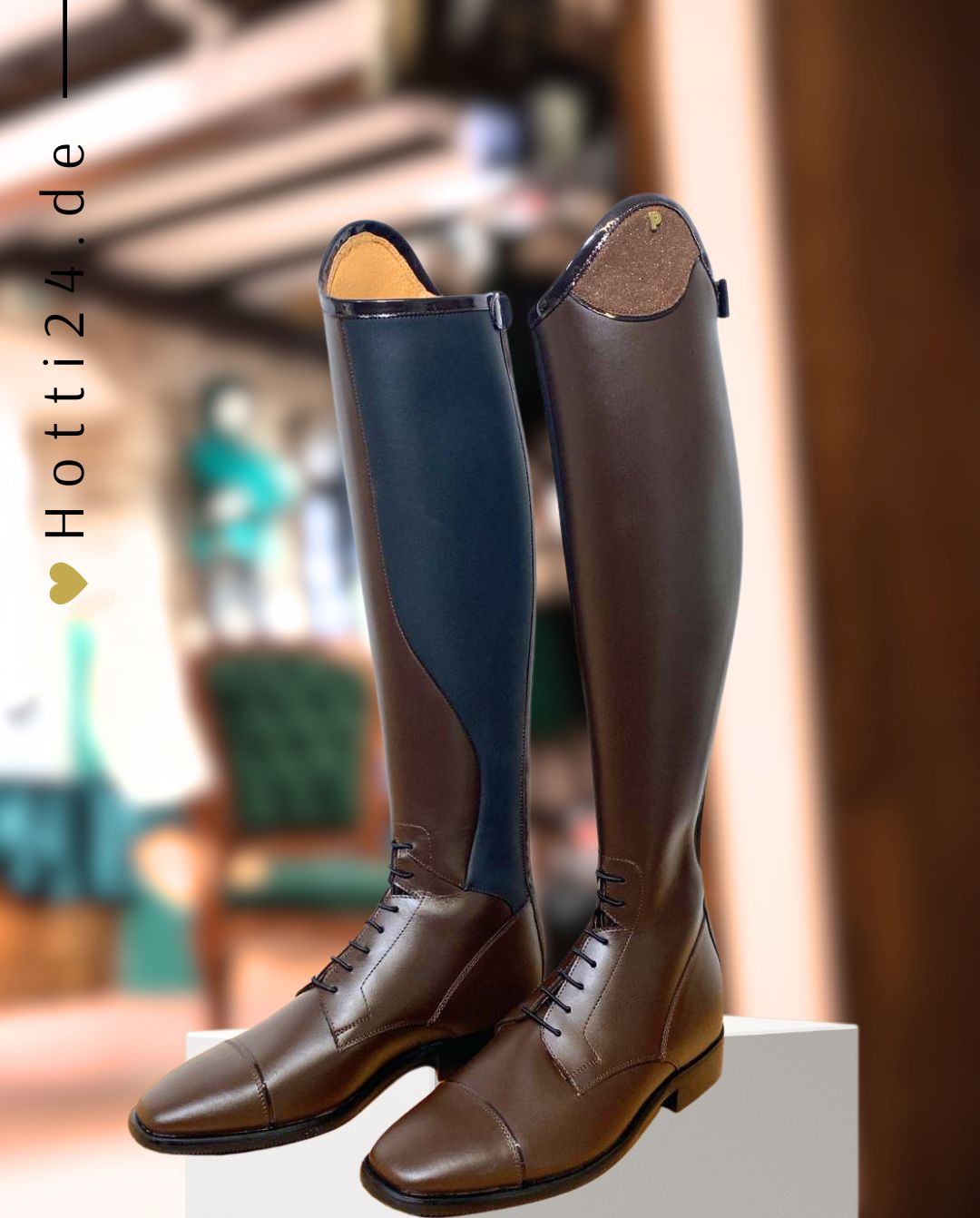 Petrie »Reitstiefel Riva Stardust Brown