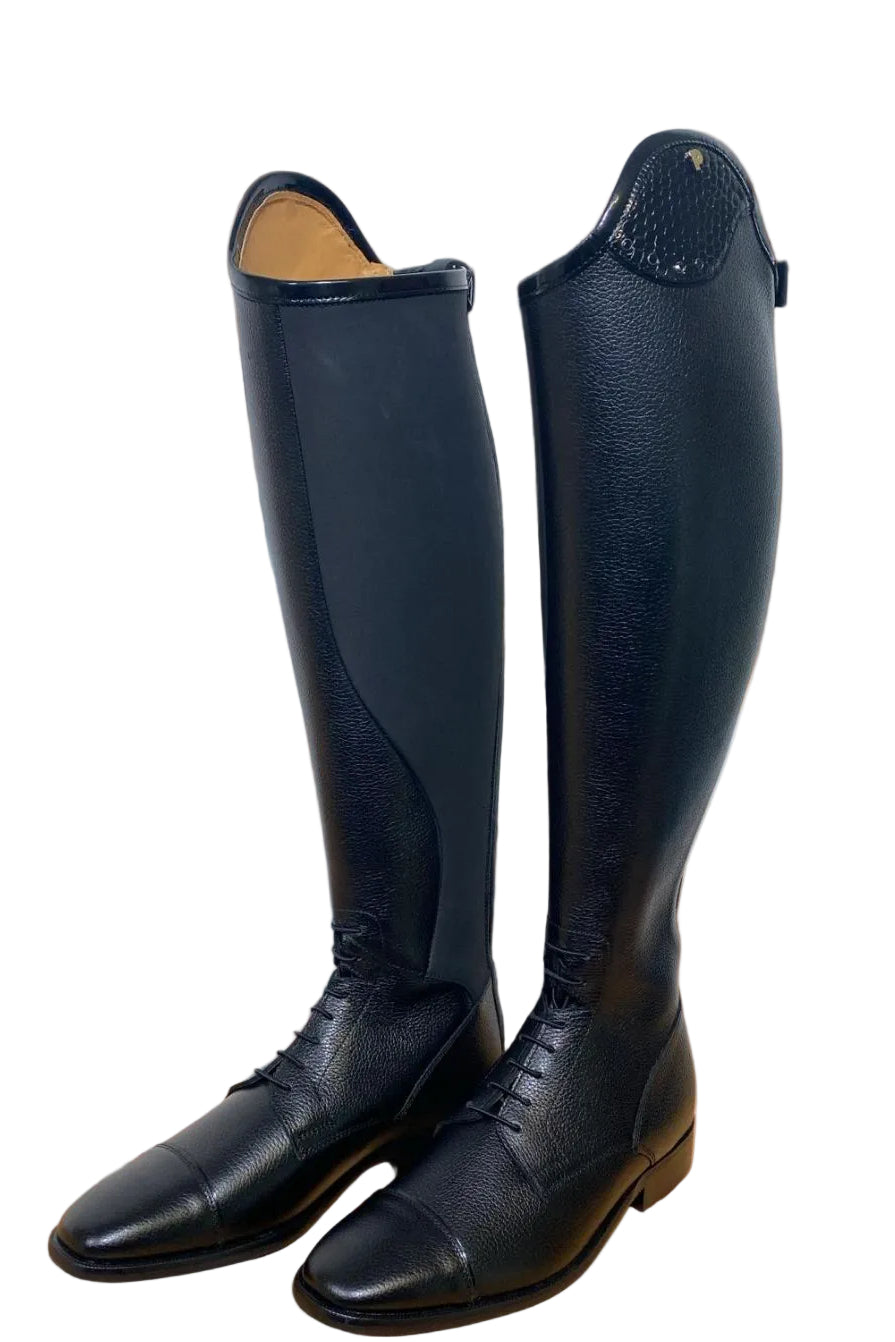 Petrie Reitstiefel Luca Black Croco