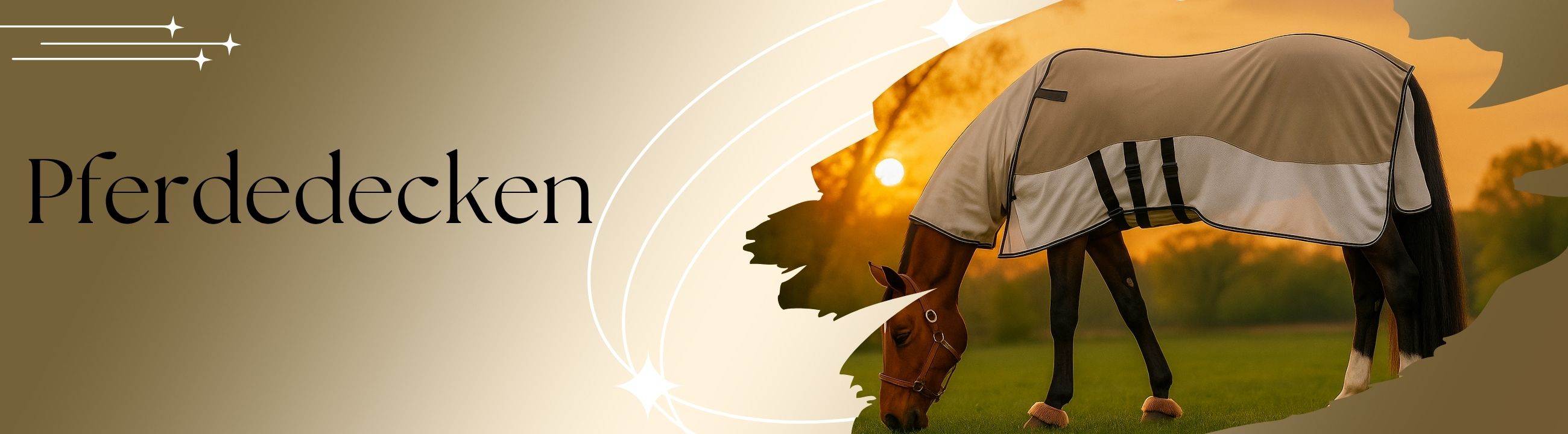 Pferdedecken Banner