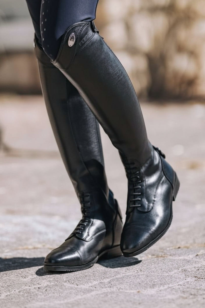 Prevalli Damen Reitstiefel Tosca Schwarz