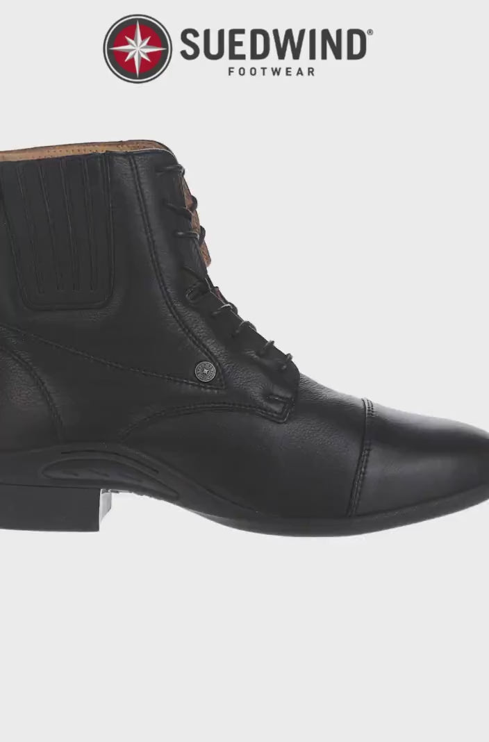 Video Suedwind Unisex Reitstiefeletten Ultima Bz Lace Soft | Back Zip Lace Schwarz