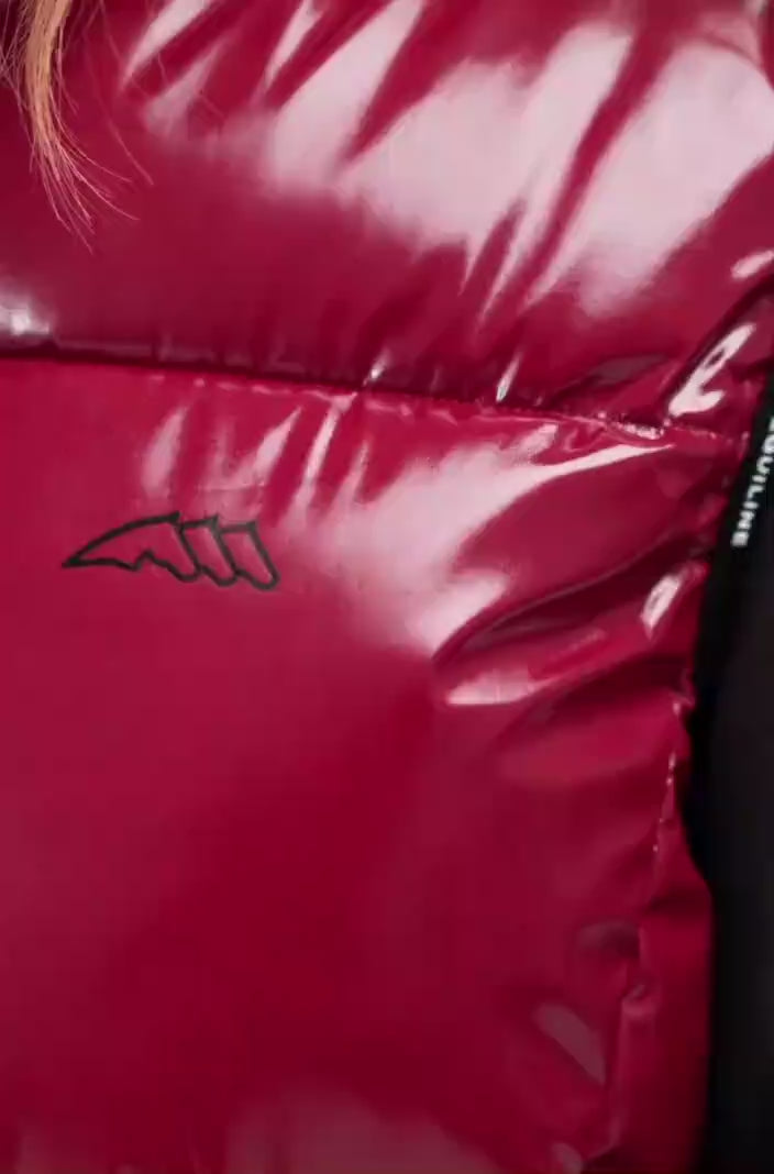Video Equiline Damen Steppweste Eqciro Alpine Plum