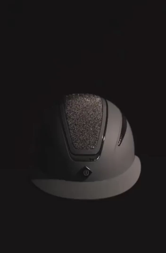 Imperial Riding Reithelm IRHOlania Deluxe Big Visor Grey